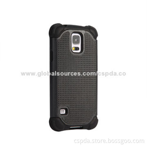 3-in-1 Silicone with PC Cases for Samsung S5, Different Colors Available